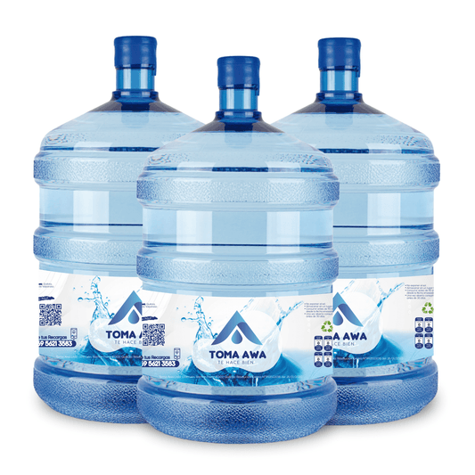 Recarga - 3 Bidones de 20 litros de agua purificada Premium