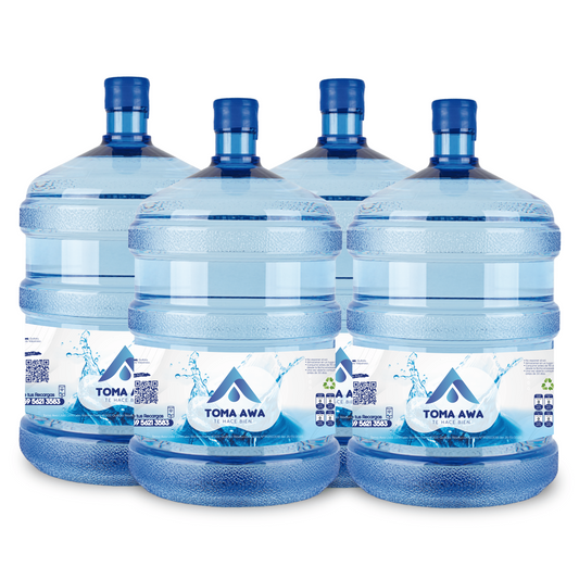 Recarga - 4 Bidones de 20 litros de agua Alcalina